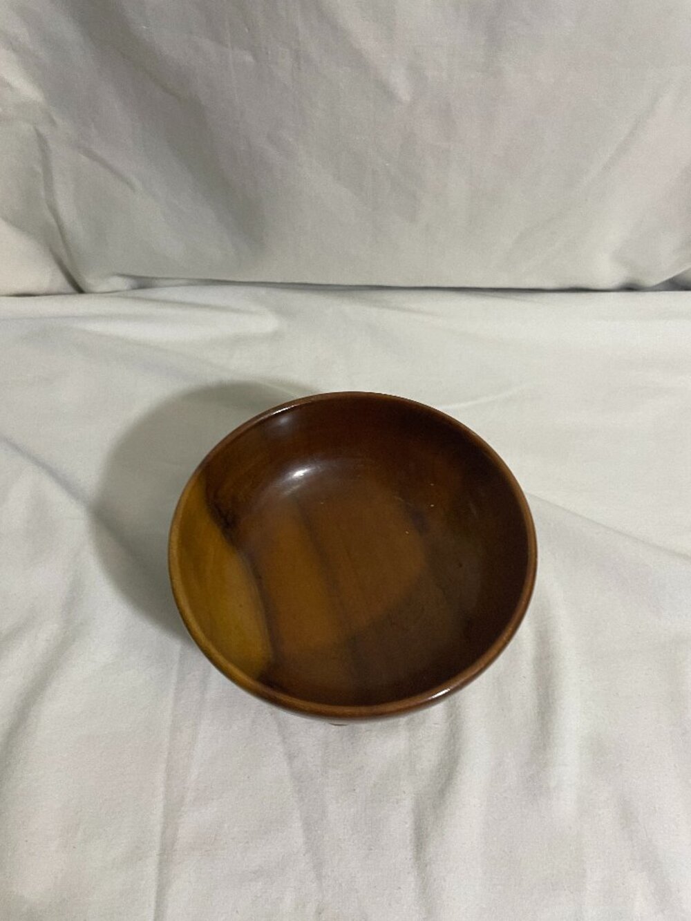 Vintage Ralph A Bailey Myrtlewood Footed Bowl Bend Oregon MCM 5”
